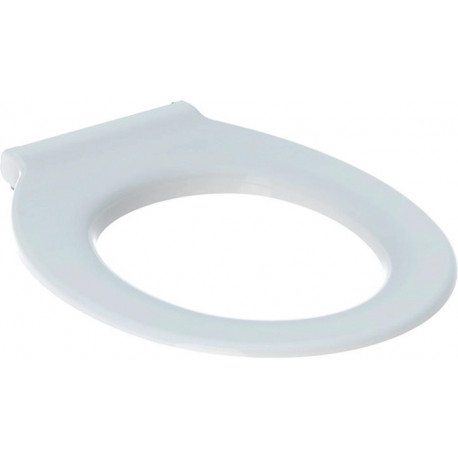 Lunette d'abattant Geberit Renova Comfort, adapté PMR, antibactérien, fixation par le dessus: Fermeture ralentie:Non, Fixation:Par le haut, Blanc