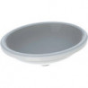 Lavabo sous plan VariForm oval 500x400mm sans trou de robinetterie sans trop plein blanc KT