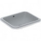 Lavabo sous plan VariForm rectangulaire 500x400mm sans trou de robinetterieavec trop plein blanc KT