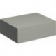 Meuble latéral bas Geberit Xeno²avec un tiroir: Largeur 58cm, Hauteur 20cm, Profondeur 46.2cm, Greige / Laqué mat