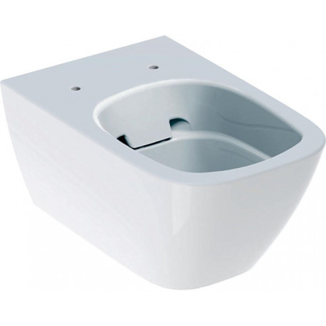 WC suspendu Smyle Square forme fermée, Rimfree