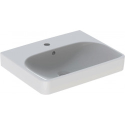 Lavabo Smyle Squadroite55x44cm avec trou pour robinetterie. avec trop-plein.. KeraTect
