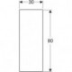 Porte miroir coulissante Geberit, ouverture à droite