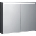 Armoire de toilette Geberit Optionavec éclairage et deux portes: Largeur 90cm, Hauteur 70cm, Profondeur 15cm, , miroir extérieur, miroirs intérieur et extérieur