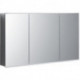 Armoire de toilette Geberit Option Plusavec éclairage et trois portes: Largeur 120cm, Hauteur 70cm, Profondeur 17.2cm, , miroir extérieur, miroirs intérieur et extérieur
