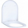 Abattant WC Slim ACANTO avec couvercle, enveloppant, antibactérien, blanc-alpin GEBERIT