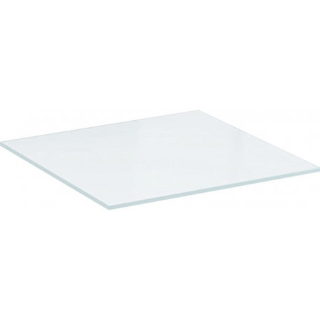 Tablette en verre Geberit Xeno²: Largeur 45cm, Hauteur 0.8cm, Profondeur 45cm
