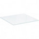 Tablette en verre Geberit Xeno²: Largeur 58cm, Hauteur 0.8cm, Profondeur 45cm