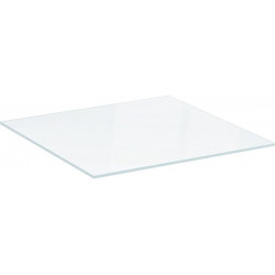 Tablette en verre Geberit Xeno²: Largeur 58cm, Hauteur 0.8cm, Profondeur 45cm