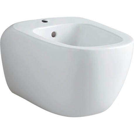 Bidet suspendu Geberit Citterio caréné, T:56cm,Blanc, KeraTect
