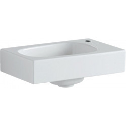 Lave-mains Geberit Citterio, Blanc / KeraTect, 45x16x30cm, troude robinetterie à droite, sans trop-plein