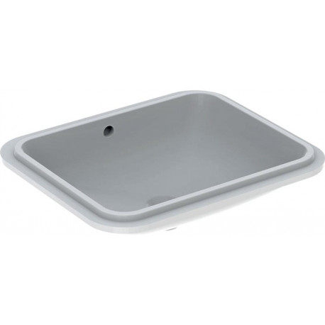 Lavabo sous plan VariForm rectangulaire 500x400mm sans trou de robinetterieavec trop plein we