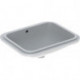 Lavabo sous plan VariForm rectangulaire 450x350mm sans trou de robinetterieavec trop plein we