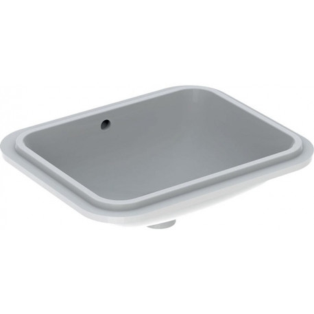 Lavabo sous plan VariForm rectangulaire 450x350mm sans trou de robinetterieavec trop plein we