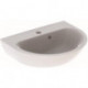 Lave-mains Geberit Renova, Blanc, 50x17.3x40cm, troude robinetterie au centre