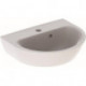 Lave-mains Geberit Renova, Blanc, 45x17.3x36cm, troude robinetterie au centre