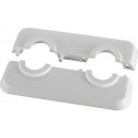 ROSACE PLASTIQUE ENTRAXE 50mm DIAM. 15mm