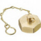 BOUCHONavec JOINT ET CHAINETTE POUR ROBINET DN25