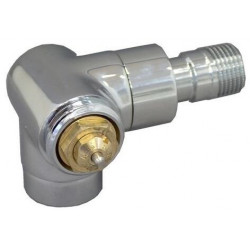 Robinet THERM.SERIE E 1/2ANGLE RAC.GAUCHE chroméE