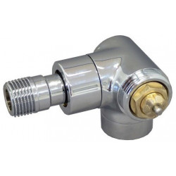 Robinet THERM.SERIE E 1/2ANGLE RAC.DROIT chroméE
