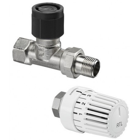 CORPS DE RobinetDROIT POUR RETOUR ET THERMOSTAT UNI RTLH