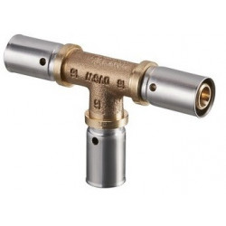 Press-T-piece Cofit P bronze / acier inoxydable 16 x 16 x 16 mm OVENTROP