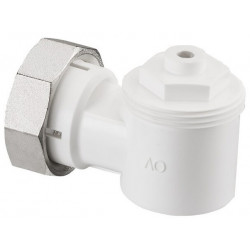 ADAPTATEUR D'ANGLE BLANC M30x1,5 / M30x1,5