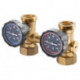 ENS. D'ARRET DN 25, REGUMAT 180,avec 2 Robinet + 2 THERM.