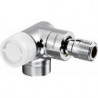 ROBINET D'ANGLE GAUCHE SERIE E, 1/2 , INOX, M30x1,5