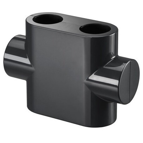 CACHE POUR MULTIBLOCK T DROIT EN FINITION ANTHRACITE