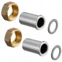 JEU DE RACCORDS POUR REGUMAT DN20, ECROU 1 x3/4D. A SOUD. (par 2)