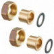 JEU DE RACCORDS POUR REGUMAT DN20, ECROU 1 x22mm D. A BRAS. (par 2)