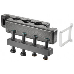 BLOC REPART. COMPACT ACIER, DN25, 3 CIRCUITS