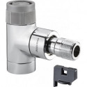 ROBINET EQUERRE SERIE EQ, DN 15, M30x1,5, chroméE