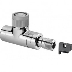 ROBINET DROIT SERIE EQ, DN 15 F, M30x1,5, BLANC PULVERISE