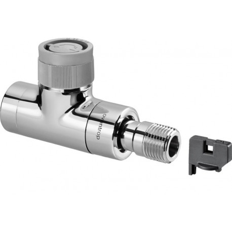 ROBINET DROIT SERIE EQ, DN 15 F, M30x1,5, BLANC PULVERISE