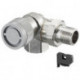 Vanne thermostatique série AQ M 30 x 1,5, angle coudé DN 15, OVENTROP à gauche