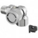 Vanne thermostatique série AQ M 30 x 1,5, angle coudé DN 15, droite OVENTROP