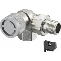 Vanne thermostatique série AQ M 30 x 1,5, angle coudé DN 10, gauche OVENTROP