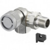 Vanne thermostatique série AQ M 30 x 1,5, angle coudé DN 10, gauche OVENTROP