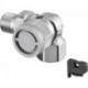 Vanne thermostatique série AQ M 30 x 1,5, angle coudé DN 10, droite OVENTROP