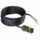 CABLE RESEAUavec FICHE COUDEE POUR GRUNFOS UPM3