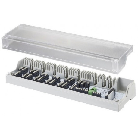 BORNIER 6 ZONES POUR THERMOSTATS AMB. ET MOTEURS 24V/230V