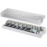 BORNIER 6 ZONES POUR THERMOSTATS AMB. ET MOTEURS 24V/230V