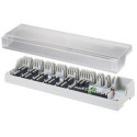 BORNIER 10 ZONES POUR THERMOSTATS AMBIANCE ET MOTEURS 24V