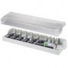 BORNIER 10 ZONES POUR THERMOSTATS AMBIANCE ET MOTEURS 24V