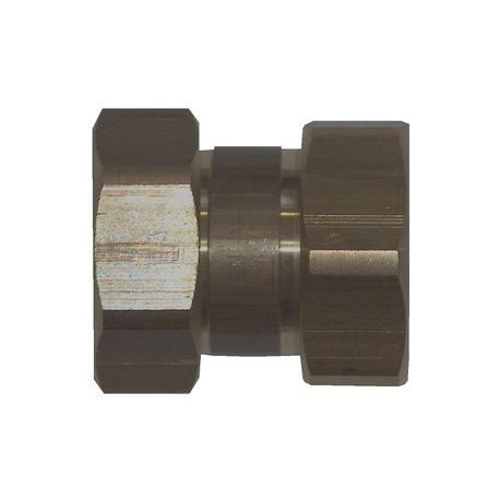 RACCORD DOUBLE 3/4F x 3/4écrou, lg 19,5mm