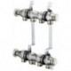 Distributeur Inox Multidis SH pour raccordement radiateur, G 3/4Z AG 2 cercles OVENTROP