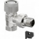 Vanne thermostatique série AQ M 30 x 1,5, angle DN 25 OVENTROP