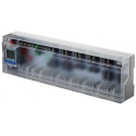 PLAQUE A BORNES (10 ZONES DE REGL.) P/THERM. AMB. + MOT. 230V